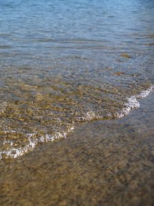 Превью обои море, волна, вода, дно