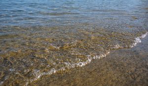 Превью обои море, волна, вода, дно