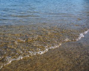Превью обои море, волна, вода, дно
