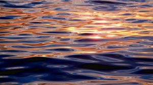 Превью обои море, волны, блики, вода
