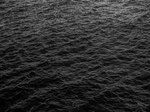 Превью обои море, волны, черный, поверхность, вода