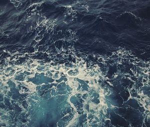 Превью обои море, волны, океан, пена