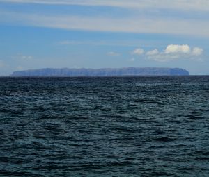 Превью обои море, волны, остров, вода, берег