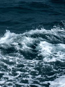 Превью обои море, волны, пена, брызги