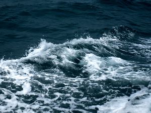 Превью обои море, волны, пена, брызги