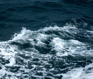 Превью обои море, волны, пена, брызги