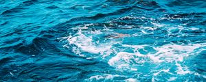 Превью обои море, волны, пена, прибой