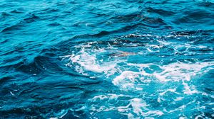 Превью обои море, волны, пена, прибой