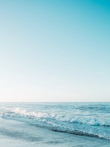 Превью обои море, волны, побережье, вода, прибой
