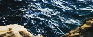 Превью обои море, волны, прибой, камни