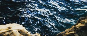 Превью обои море, волны, прибой, камни