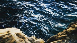 Превью обои море, волны, прибой, камни