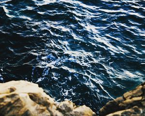 Превью обои море, волны, прибой, камни