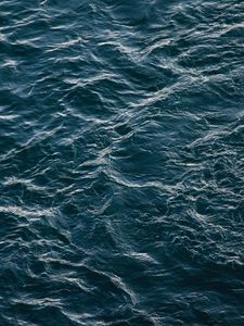 Превью обои море, волны, рябь, поверхность, вода