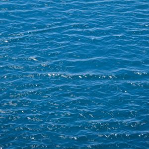 Превью обои море, волны, рябь, вода, синий