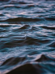 Превью обои море, волны, вода, волнистый, рябь