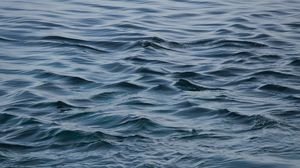 Превью обои море, волны, вода, синий, природа