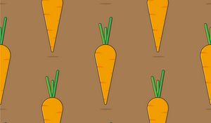 Превью обои морковь, арт, фон, овощи