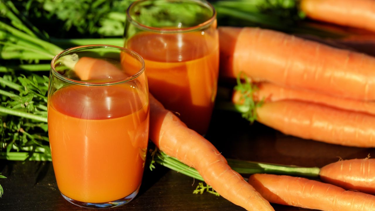 Обои морковь, морковный сок, овощи