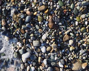 Превью обои морские камни, берег, влажный