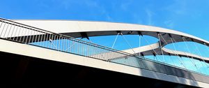 Превью обои мост, архитектура, небо, изгибы