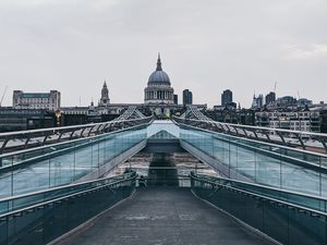 Превью обои мост, архитектура, здания, город, лондон