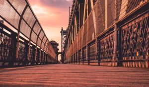 Превью обои мост, манхэттенский мост, нью-йорк, сша