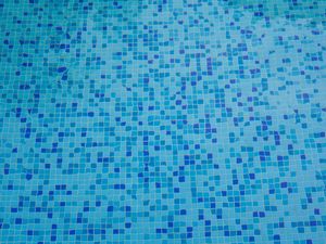 Превью обои мозаика, текстура, бассейн, вода, синий
