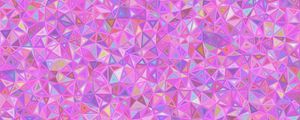 Превью обои мозаика, треугольники, розовый, хаотичный