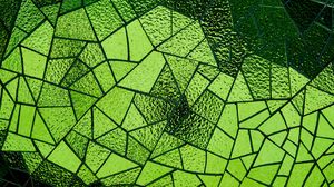 Превью обои мозаика, зеркало, текстура, зеленый