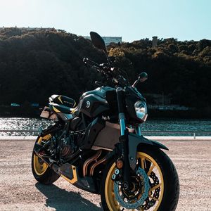 Превью обои mt07 fz07 yamaha, yamaha, мотоцикл, байк