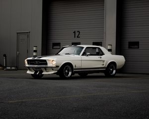 Превью обои mustang, автомобиль, ретро, винтаж