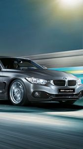 Превью обои mw, 4 series, f32, вид сбоку, скорость