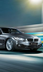 Превью обои mw, 4 series, f32, вид сбоку, скорость