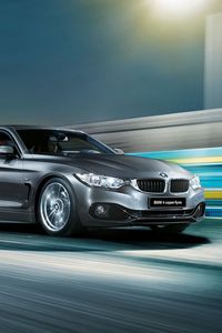 Превью обои mw, 4 series, f32, вид сбоку, скорость