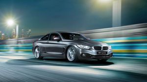 Превью обои mw, 4 series, f32, вид сбоку, скорость