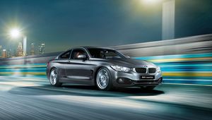 Превью обои mw, 4 series, f32, вид сбоку, скорость