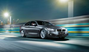 Превью обои mw, 4 series, f32, вид сбоку, скорость