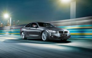 Превью обои mw, 4 series, f32, вид сбоку, скорость