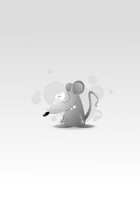 Превью обои мышь, рисунок, серый