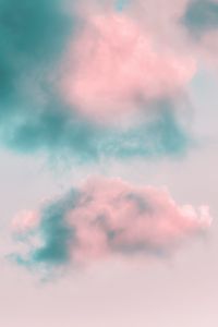Превью обои небо, облака, фиолетовый, атмосфера