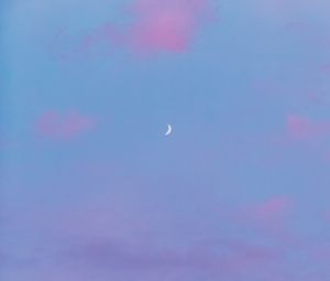 Превью обои небо, облака, луна, минимализм