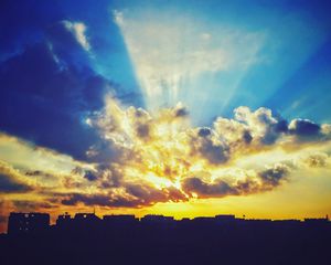 Превью обои небо, облака, закат