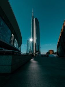 Превью обои небоскреб, архитектура, город, строения