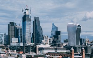 Превью обои небоскреб, строительство, здания, архитектура, город