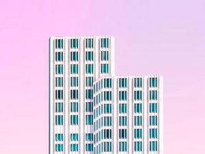 Превью обои небоскреб, здание, фасад, минимализм