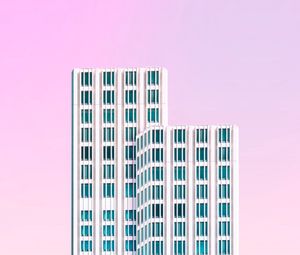 Превью обои небоскреб, здание, фасад, минимализм
