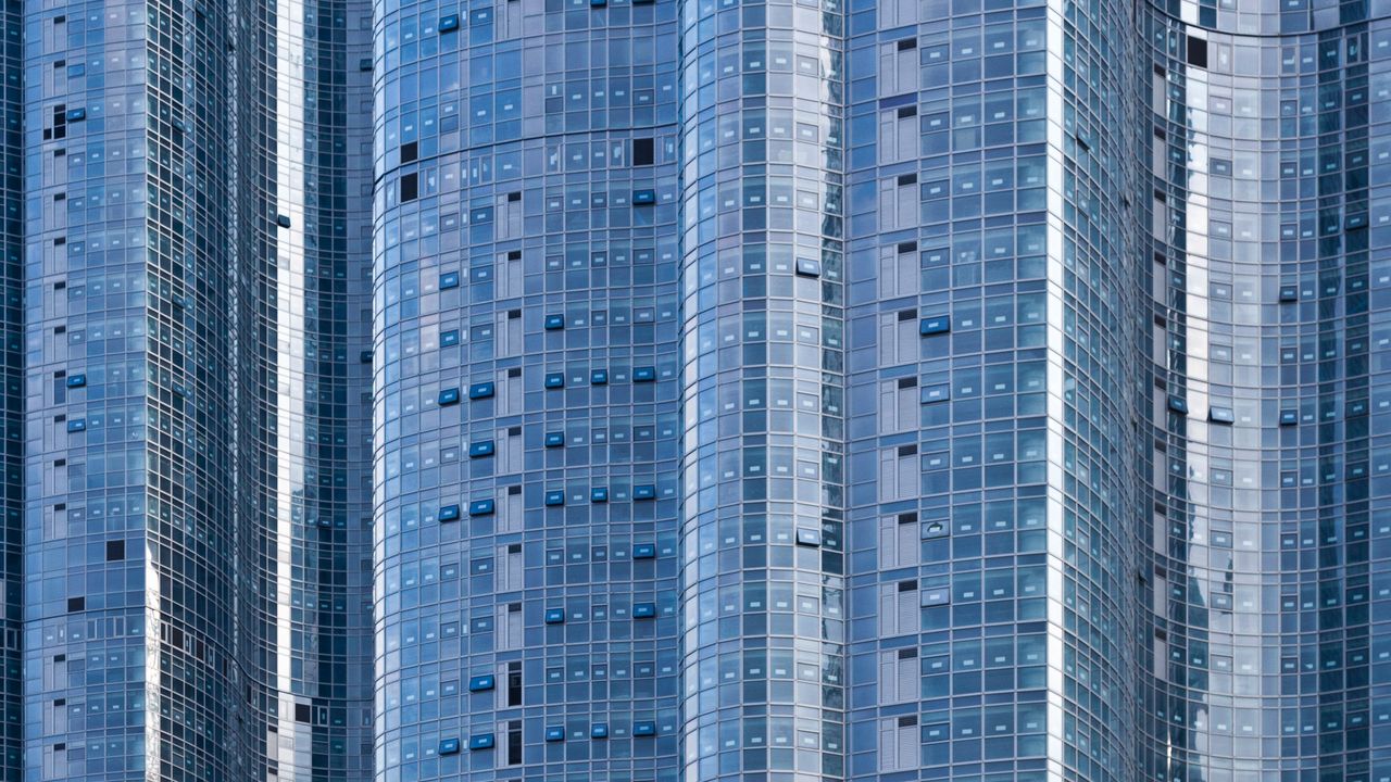 Обои небоскреб, здание, фасад, архитектура, современный