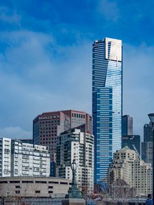 Превью обои небоскреб, здания, город, дома