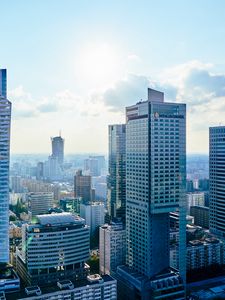 Превью обои небоскребы, здания, архитектура, мегаполис